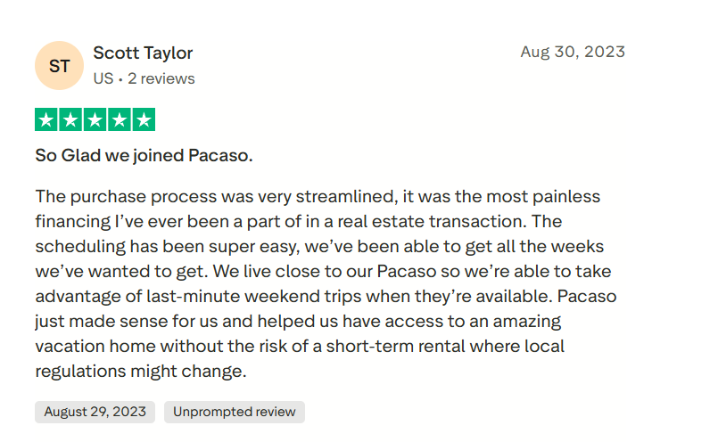 Verified owner review of a co-owned luxury second home